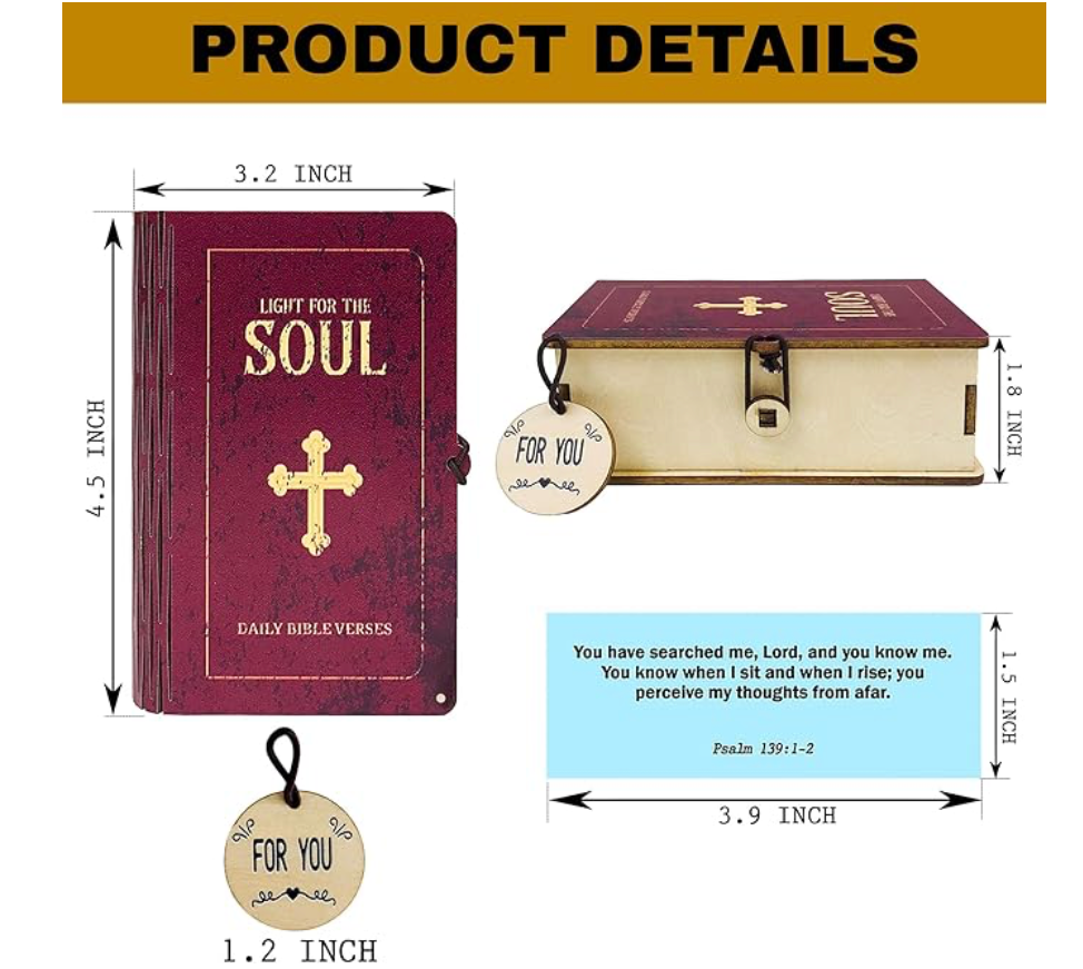 VerseNest™ — Bible verse holder.
